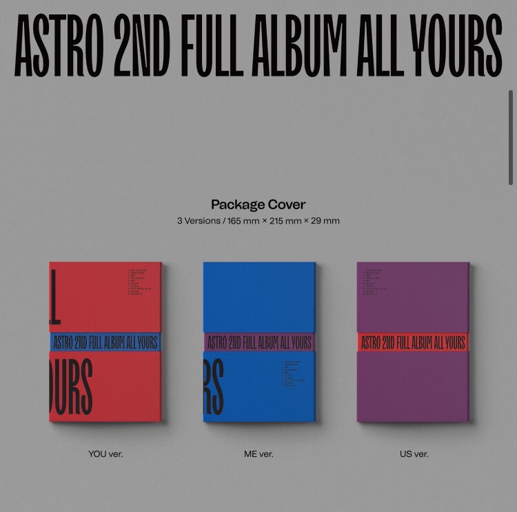 ASTRO ALL YOURS 3形態 トレカ付K-POP/アジア - K-POP/アジア