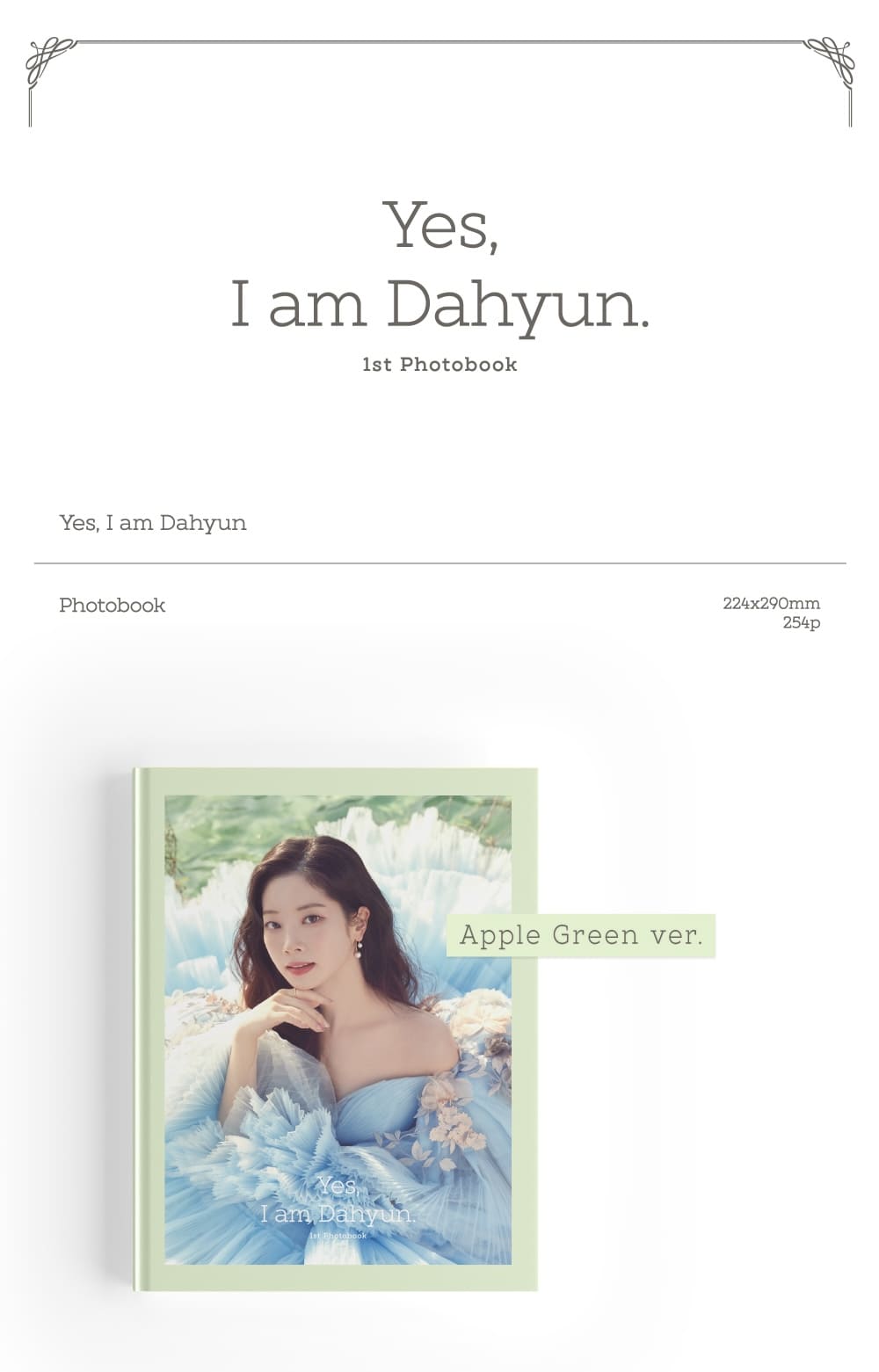 Twice Yes, I am Dahyun 1st Photobook - DongSong Shop