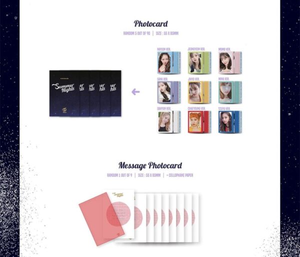 Twice The 2nd Special Album Summer Nights - DongSong Shop