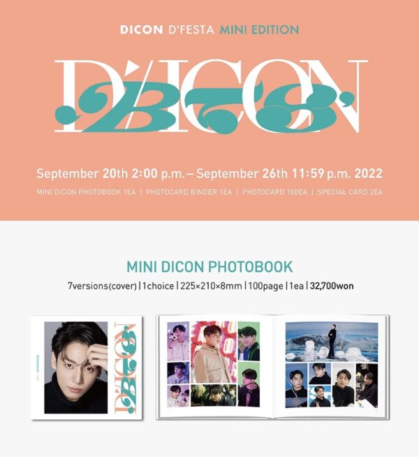 Dicon D'Festa Mini Edition BTS - Jin - DongSong Shop