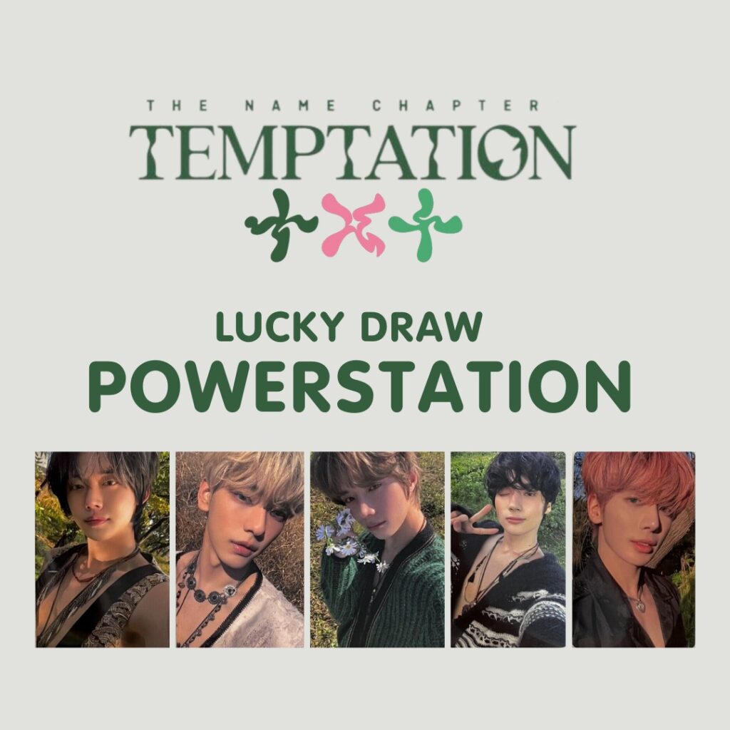TXT The Name Chapter TEMPTATION LUCKY DRAW UNIT LP PHOTOCARD