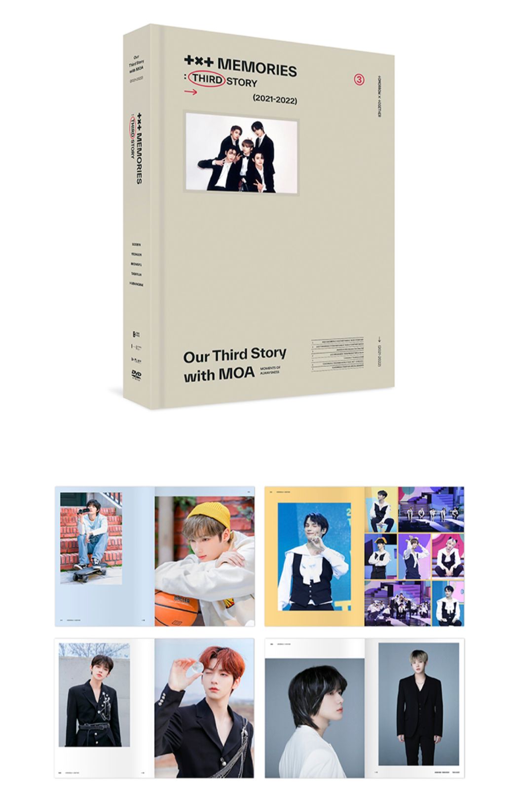 TXT Memories Third Story DVD - DongSong Shop