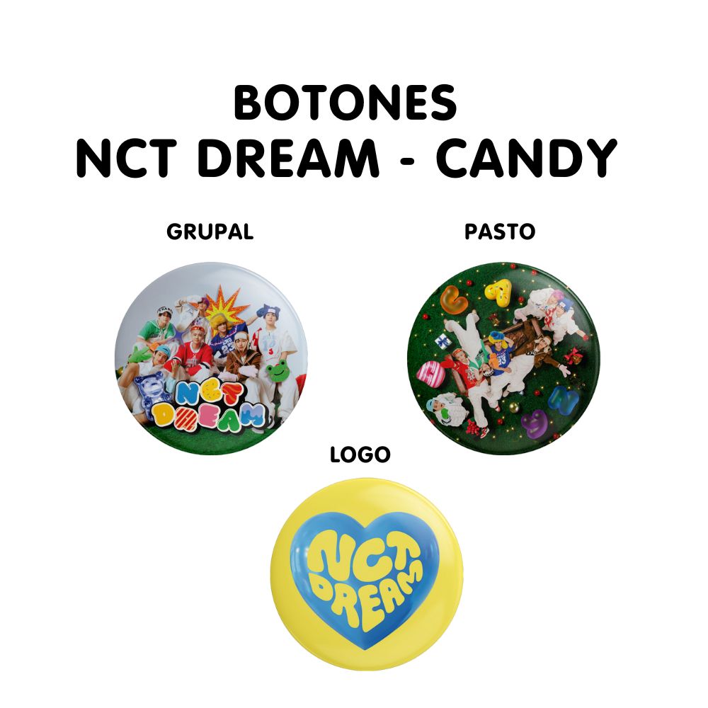 BOTONES NCT DREAM CANDY