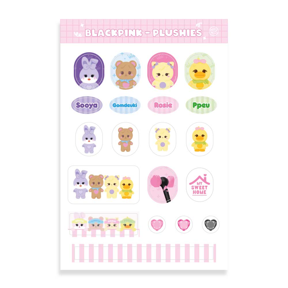 DS_Stickers_Blackpink_Plushies